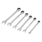 Набор ключей комбинированных трещоточных ТУНДРА, CrV, 72 зуба, 8 - 17 мм, 6 шт. 4657127