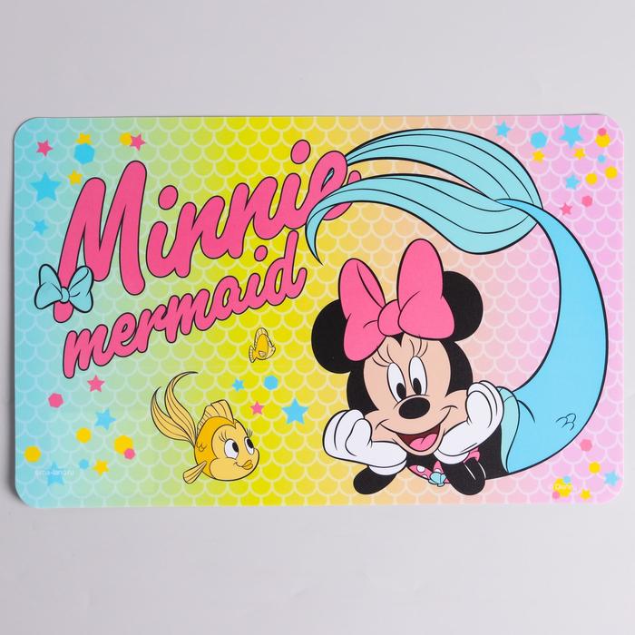 Коврик для лепки "Minnie mermaid" Минни Маус, размер 19*29,7 см