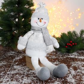 {{photo.Alt || photo.Description || 'Мягкая игрушка &quot;Снеговик в шапочке с кружочками-длинные ножки&quot; 15х45 см, серебро'}}