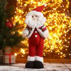 Мягкая игрушка "Дед Мороз-пузатик" 12х40 см, красный - фото 106849008