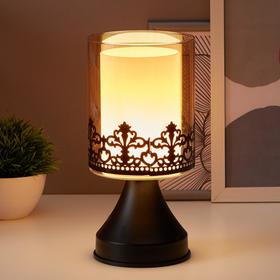 Aroma lamp with switch 16014/1 G4 20W black 11.5x11.5x25 cm.