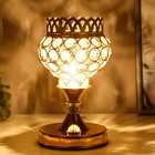 Светильник с выключателем 16018/1 G4 20Вт золото 11,5х11,5х19,5 см - фото 800726246