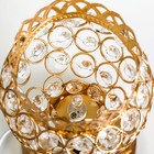 Светильник с выключателем 16018/1 G4 20Вт золото 11,5х11,5х19,5 см - фото 800726248