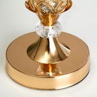 Светильник с выключателем 16018/1 G4 20Вт золото 11,5х11,5х19,5 см - фото 800726249