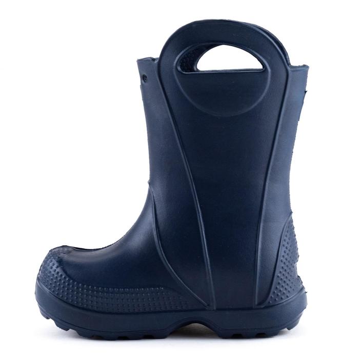 Сапоги детские, цвет тёмно-синий, размер 26-27 - фото 798698398