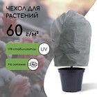 Чехол для растений, трапеция на шнурках, 120 × 93 см, спанбонд с УФ-стабилизатором, плотность 60 г/м², 1 шт., белый 5256358