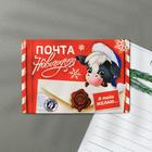 Double-sided magnet "new year's mail", 8 x 5.5 cm Double-sided magnet "new year's mail", 8 x 5.5 cm