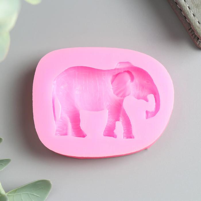 Молд силикон "Индийский слон" 1,2х6х4,8 см - фото 939214