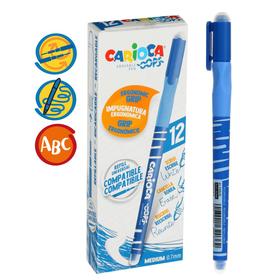 Ручка гелевая стираемая Carioca "OOPS", узел 0,7 мм, чернила синие, резиновый держатель