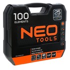 Набор инструмента NEO, 1/2", 1/4", 100 предметов 5251415 Набор инструмента NEO, 1/2", 1/4", 100 предметов 5251415