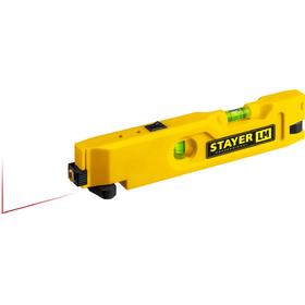 Уровень лазерный STAYER 34985, 20м, точность лазера +/-0,5 мм/м, точность колбы +/-1,5 мм/м