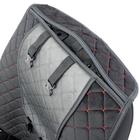Накидки на передние сиденья Car Performance, 2 шт, алькантара, ромб, черный-красный 5137632 Накидки на передние сиденья Car Performance, 2 шт, алькантара, ромб, черный-красный 5137632