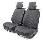 Каркасные накидки Car Performance, 2 шт, алькантара, черный-серый 5137642 - фото 95450