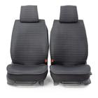 Каркасные накидки Car Performance, 2 шт, алькантара, черный-серый 5137642 Каркасные накидки Car Performance, 2 шт, алькантара, черный-серый 5137642