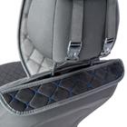 Накидки на передние сиденья Car Performance, 2 шт, алькантара, ромб, черный-синий 5137630 Накидки на передние сиденья Car Performance, 2 шт, алькантара, ромб, черный-синий 5137630