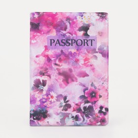 Обложка для паспорта, цвет розовый (4 шт)