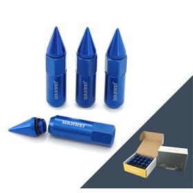Гайка M12x1,5, 50, hex19, конус, закрытая, синий, блистер 20 шт 5295539