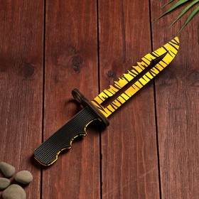Сувенирное оружие из дерева «Штык нож», жёлтый леопард в Донецке