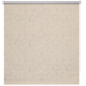 Рулонная штора блэкаут «Муар бежевый», 120x175 см, цвет бежевый