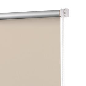 Рулонная штора блэкаут «Слоновая кость», 40х160 см, цвет бежевый