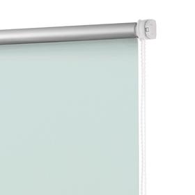 Рулонная штора блэкаут «Свежая мята», 100х160 см, цвет зелёный