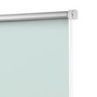 Рулонная штора блэкаут «Свежая мята», 140х175 см, цвет зеленый - фото 7157330