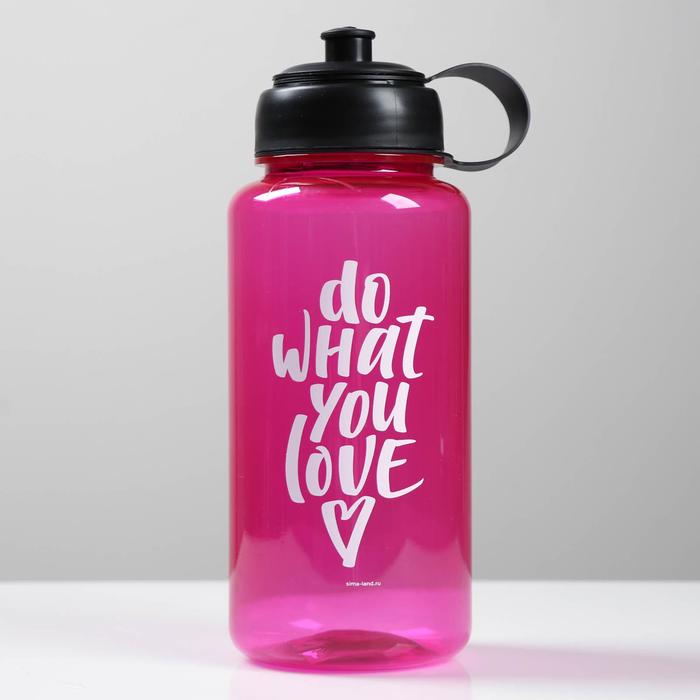 Бутылка для воды "Do what you love", 1200 мл