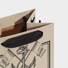 Пакет ламинированный под бутылку «Подарок», 13 x 35 x 10 см 5035735