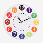 Wall clock "Bright numbers", smooth running Wall clock "Bright numbers", smooth running