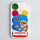 Акварель медовая 10 цветов, Paw Patrol, без кисти 4482693 - фото 94937