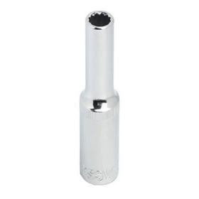 Головка торцевая ROSSVIK ЕК000010889, 12-гранная , глубокая, 1/2", 8 мм 5290716