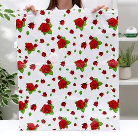 Вакуумный пакет для хранения вещей «Розы», 50×60 см в Донецке