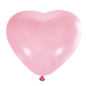 Шар латексный 12" «Сердце», пастель, набор 50 шт., цвет розовый