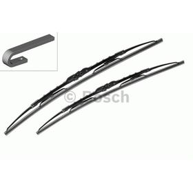 Щетка стеклоочистителя каркасная, 600/340 мм, Bosch Twin, 2 шт, 3397010270 5349664