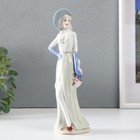 сувенир керамика под фарфор девушка модель 21,5*6,5*6 см - фото 4228106