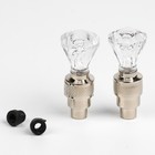 Set of flashlights for Bicycle nipple, 2 PCs, mix