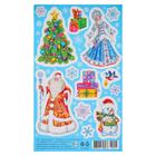 Stickers "New Year" Santa Claus, Snow Maiden Stickers "New Year" Santa Claus, Snow Maiden