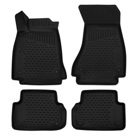 Коврики 3D в салон Audi A4, 2016-н.в., седан/Avant/Allroad, набор 4 шт, полиуретан 5363690
