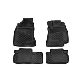 Коврики 3D в салон Skoda Superb, 2015-н.в., набор 4 шт, полиуретан 5364025