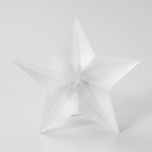 Ночник "Звезда" LED от батареек белый 8,5х9х3,5 см - фото 106916434