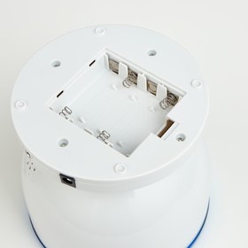 Ночник-проектор "Модерн" LED USB многорежимный бело-синий 13,5х13,5х12,5 см - фото 10529430