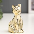 Souvenir ceramics "Kitten" gold 7, 8x4, 8x4 cm Souvenir ceramics "Kitten" gold 7, 8x4, 8x4 cm