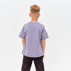 Футболка детская MINAKU:Basic line kids цвет серый, рост 110 - фото 799754623