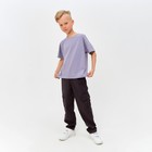 Футболка детская MINAKU:Basic line kids цвет серый, рост 110 - фото 799754625