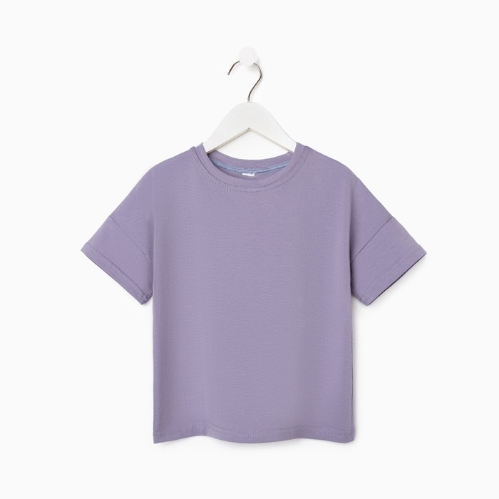 Футболка детская MINAKU:Basic line kids цвет серый, рост 110