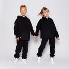 Костюм детский (худи, брюки) MINAKU: Casual Collection KIDS, цвет чёрный, рост 110 5260359 - фото 7987561