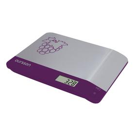 Весы кухонные Oursson KS0505MD/SP, электронные, до 5 кг, 2хААА, серебристо-фиолетовые