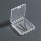 Cutter organizer straight up 6.2*5.8 cm transparent QF package