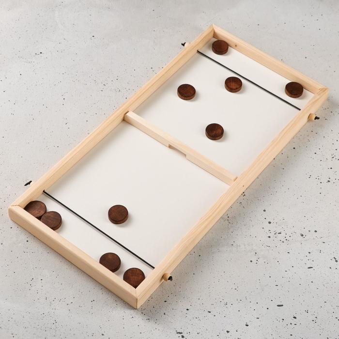 Сувенирная настольная игра "Дабл Слинг", 51,5 х 25 см, массив сосны - фото 490155
