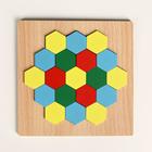 Puzzle "Build shapes and patterns", hexagons